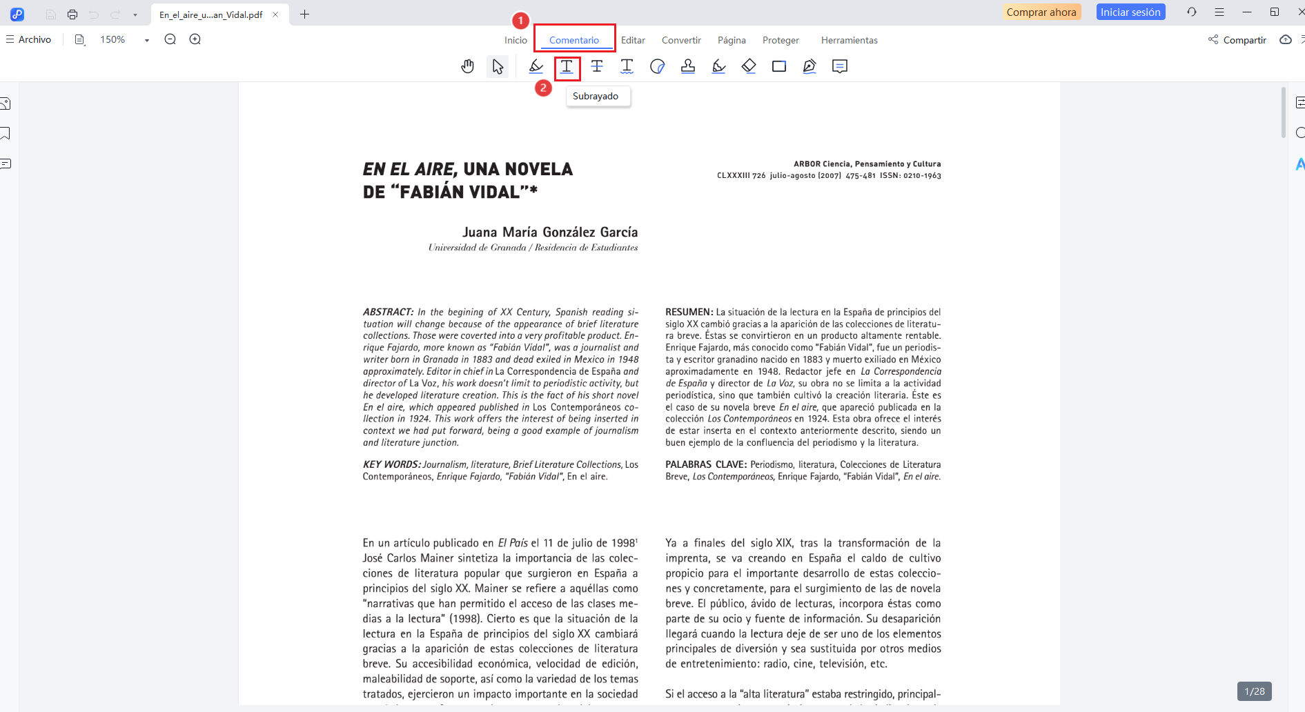 subrayar pdf con tenorshare pdnob paso 1
