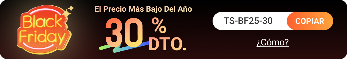 banner de página de compras del Black Friday