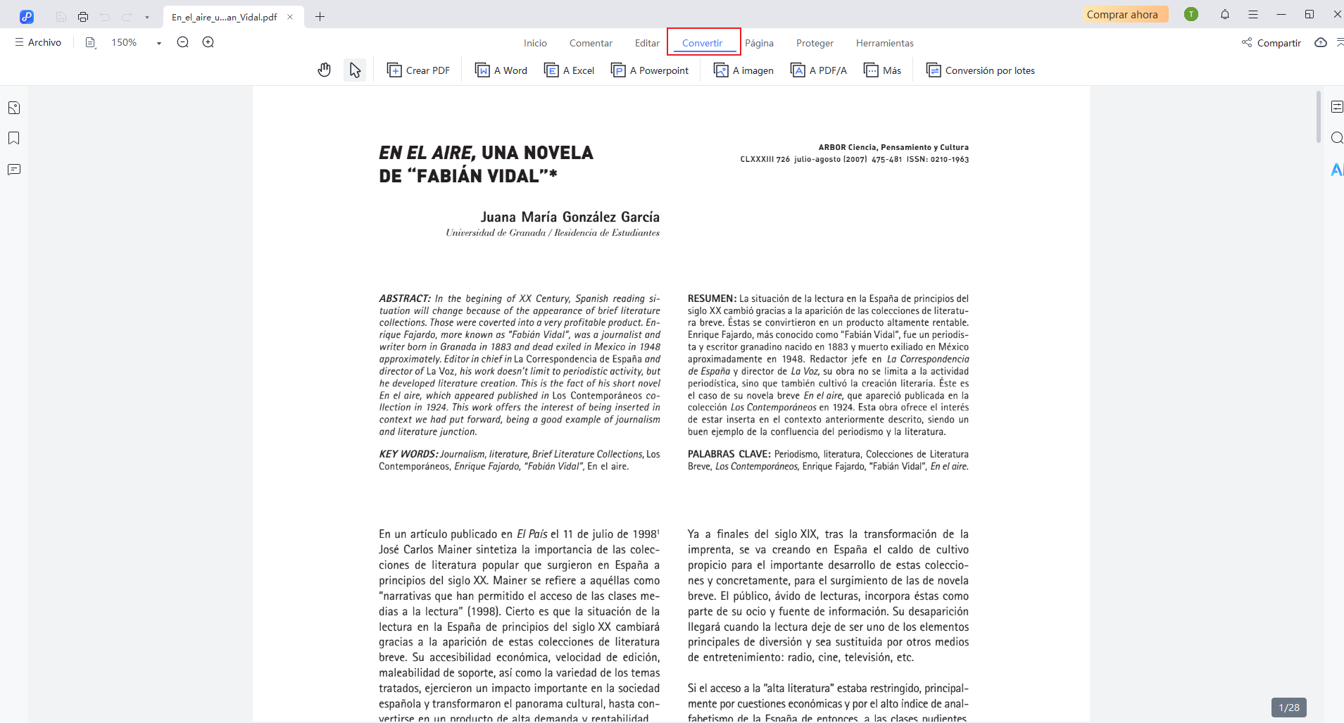 convertir pdf a word gratis sin registro con pdnob pdf editor