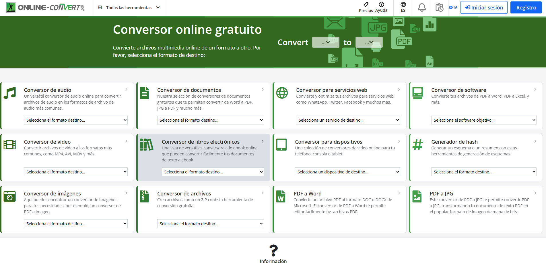 pasar pdf a epub con online-convert