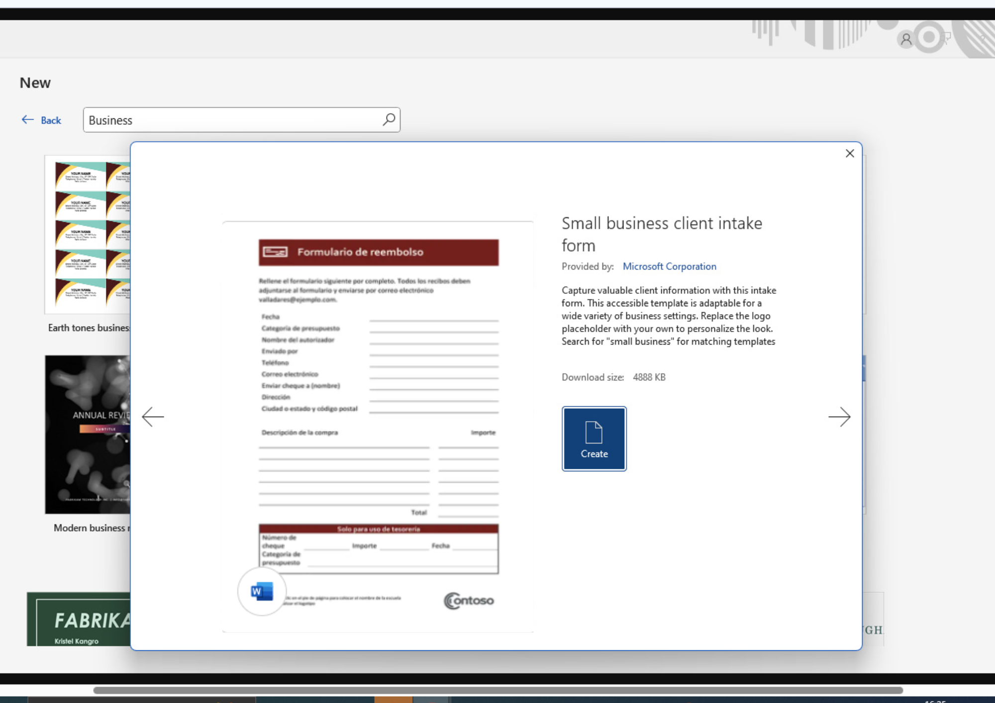 Confirmar creación de formulario PDF rellenable desde Word en Microsoft Word