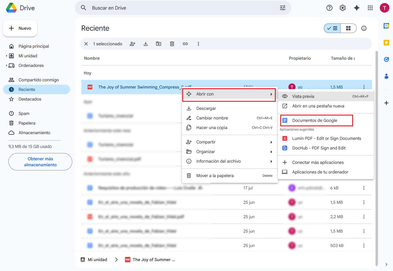 abrir pdf en google docs