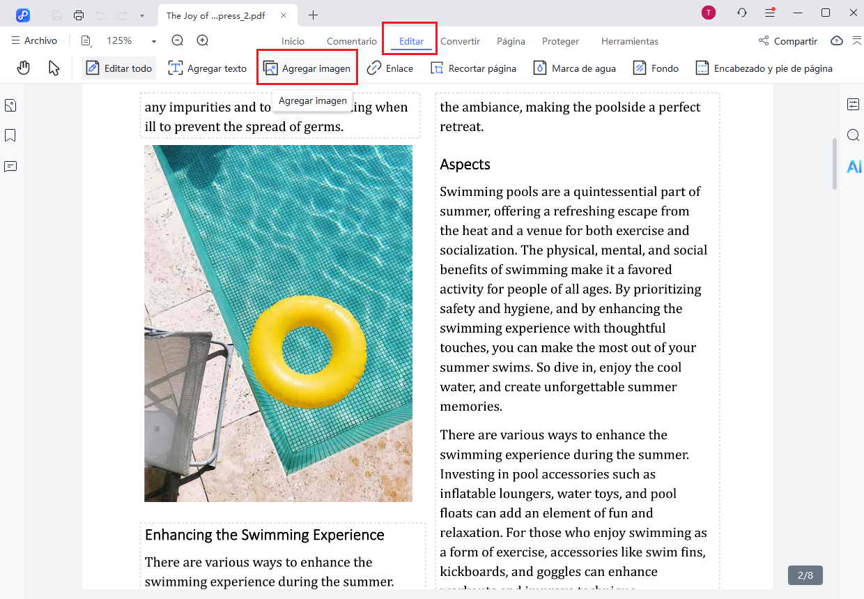 agregar imagen a pdf con pdnob