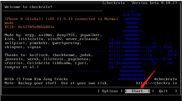 seleccionar start en program