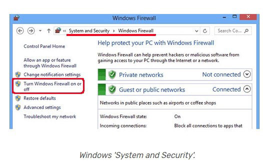 windows system and security