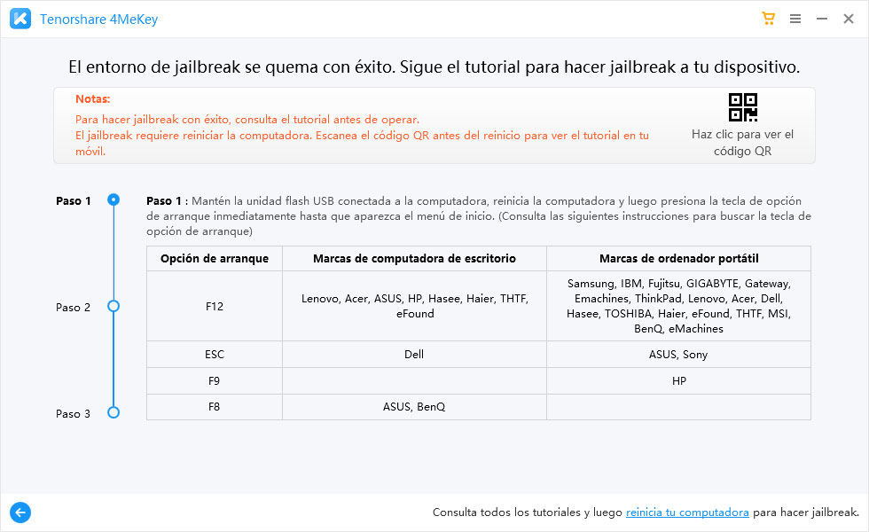 entrar en entorno de jailbreak - 4MeKey