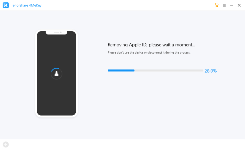 eliminando id de apple - 4MeKey guía