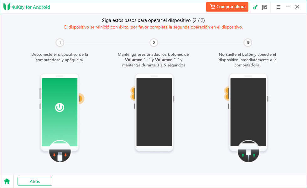 complete the second device operation