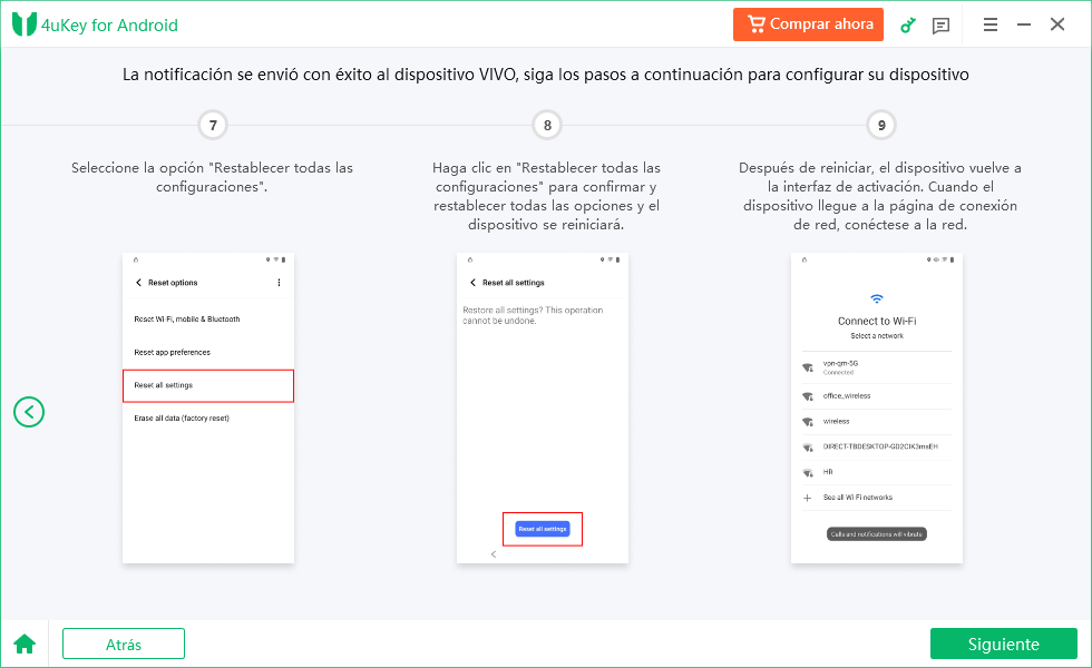 operar el dispositivo