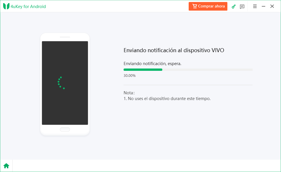 4ukey for android eliminando bloqueo de Google