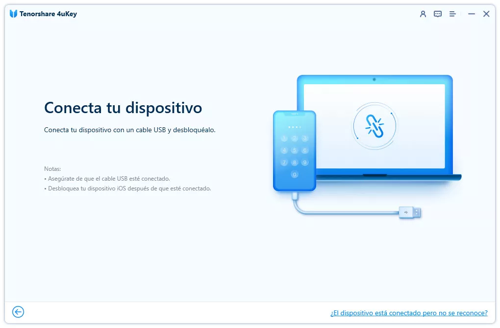 el antiguo ID de Apple sigue apareciendo - eliminar con 4uKey