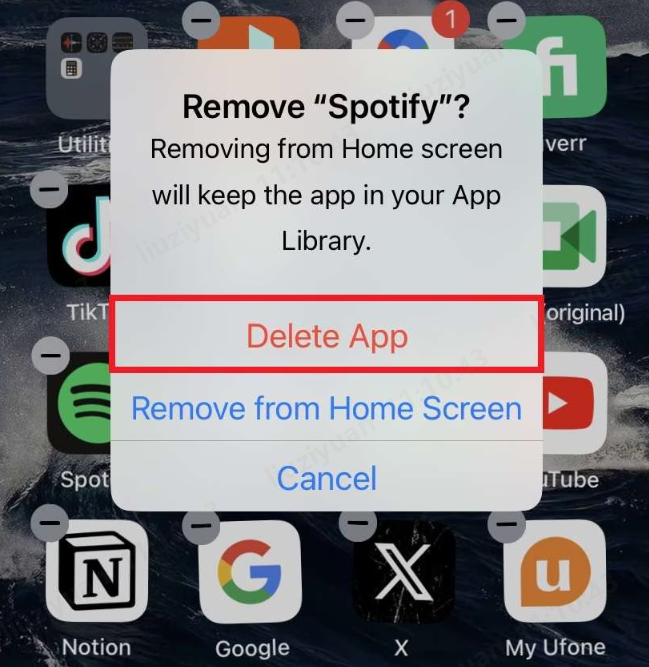 desinstalar y reinstalar la aplicación 2