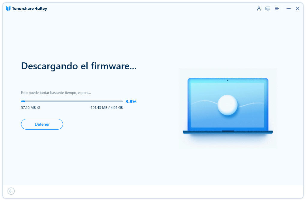 downloading the firmware package on 4ukey