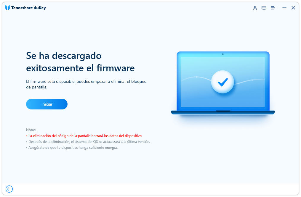iniciar desbloqueo de iPhone
