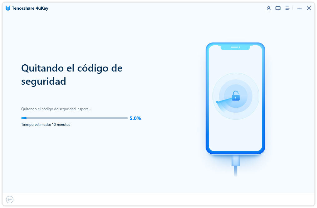 desbloqueando iphone desactivado antes de recuperar información