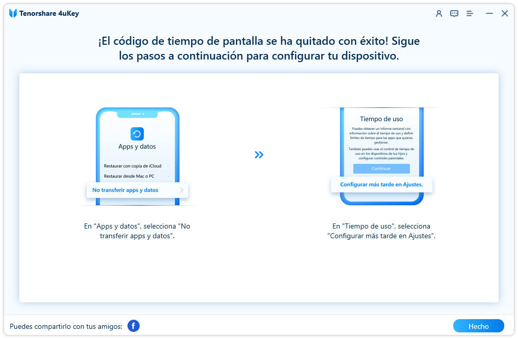 configurar el tiempo de pantalla