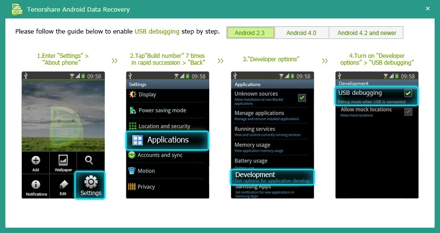 ver archivos borrados android