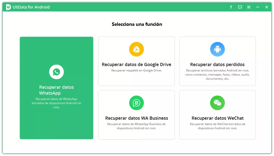 ultdata para android