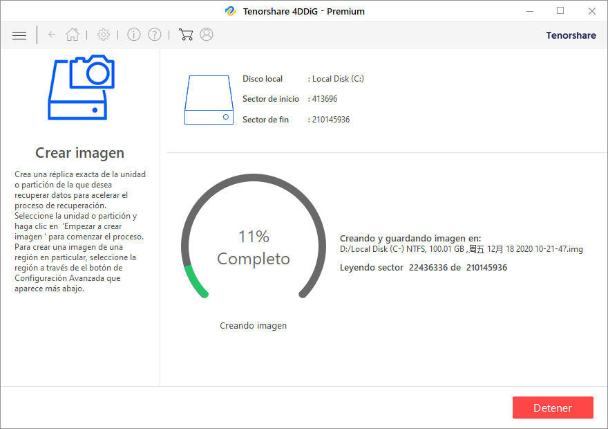 recuperación de archivos del disco duro
