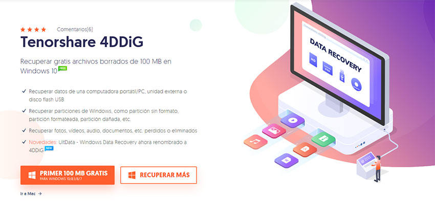 página web de 4ddig