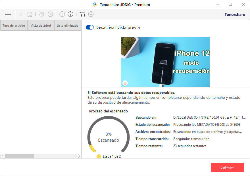 recuperar archivos borrados recientemente windows 10