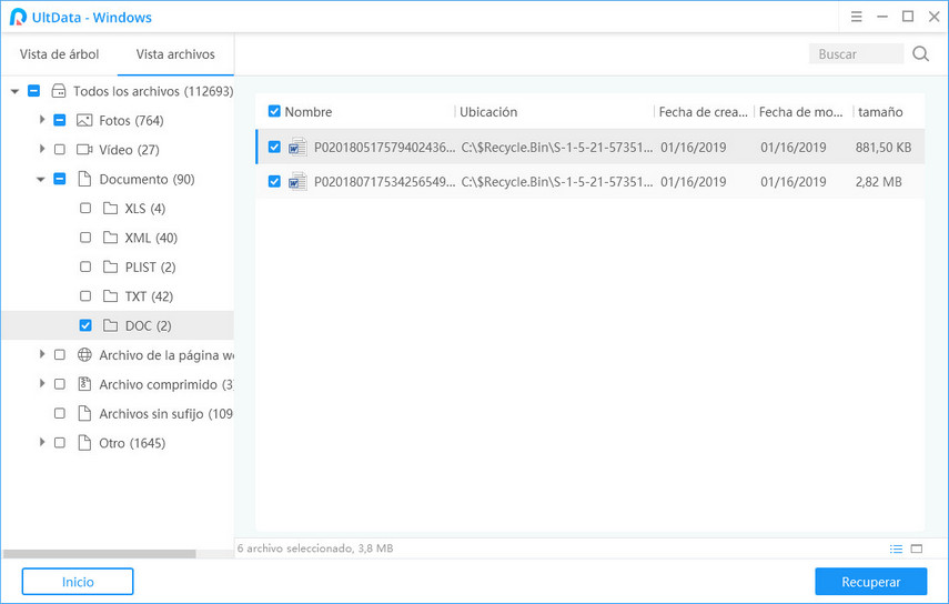 software para recuperar archivos