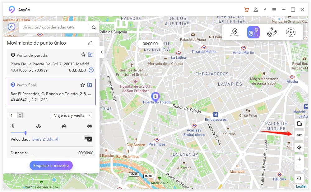 where to import gpx files