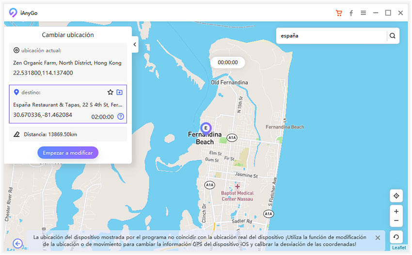 seleccionar ubicacion