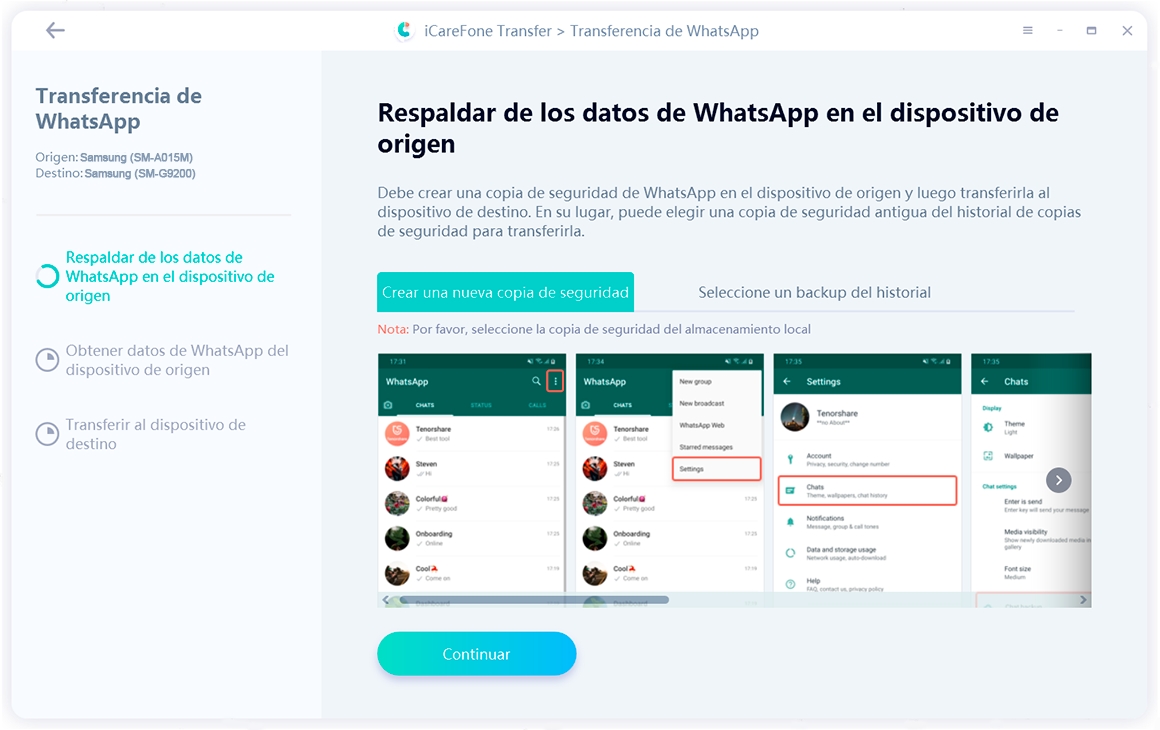 enable USB Debugging for whatsapp transfer guide