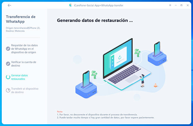launch iCareFone to start how to transfer WhatsApp from iPhone to Huawei