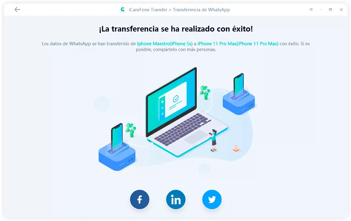whatsapp transferir