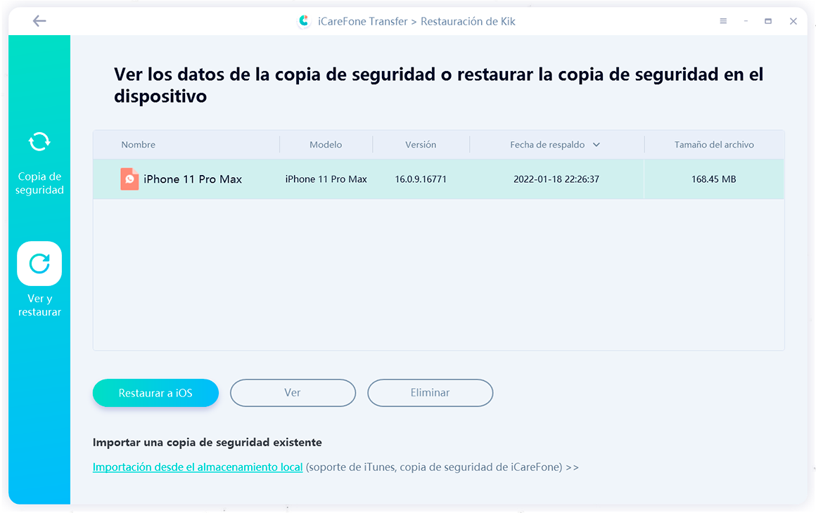 restore kik data - guide