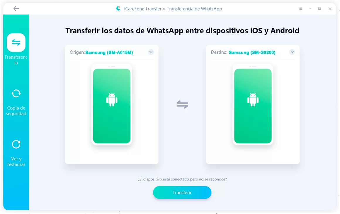transferir whatsapp android a android