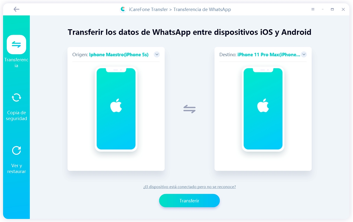 transfer whatapp from iphone to iphone with icarefone guide