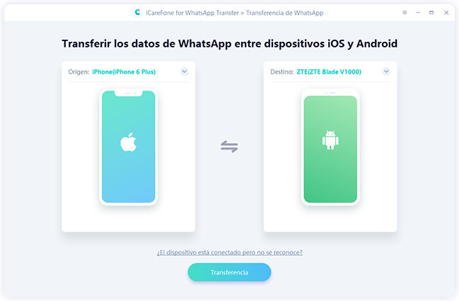 conecta iphone y android
