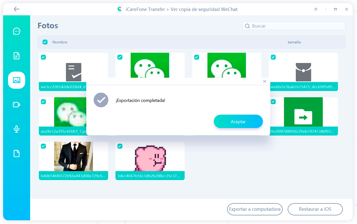 view wechat data - guide