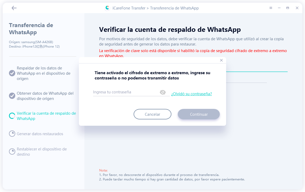 verifying whatsapp account