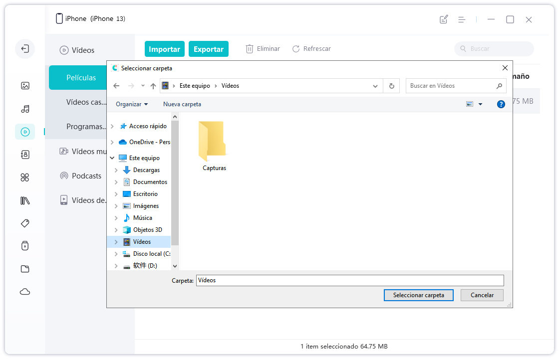 cómo importar un video de mi iphone a mi mac