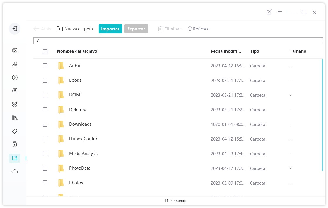 manage iPhone data