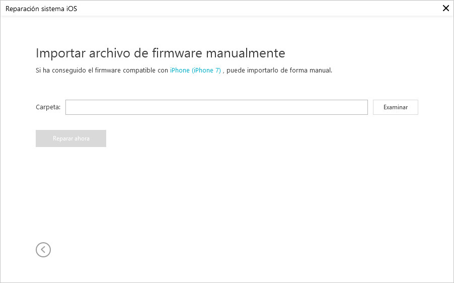 importar firmware manualmente