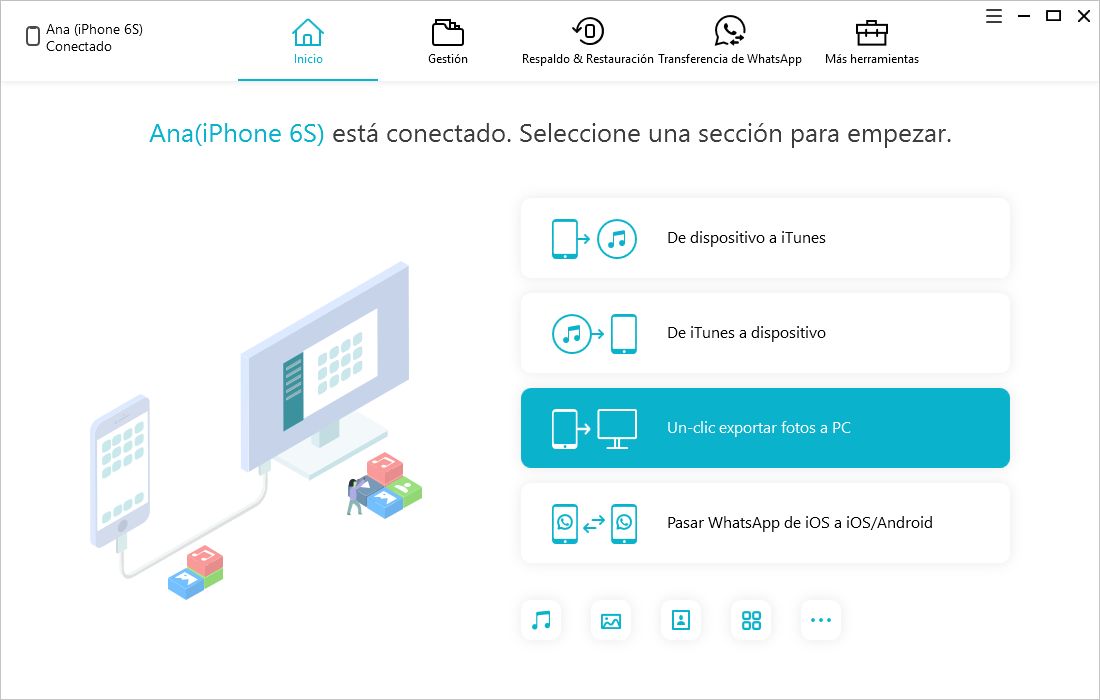 administrador de archivos ios