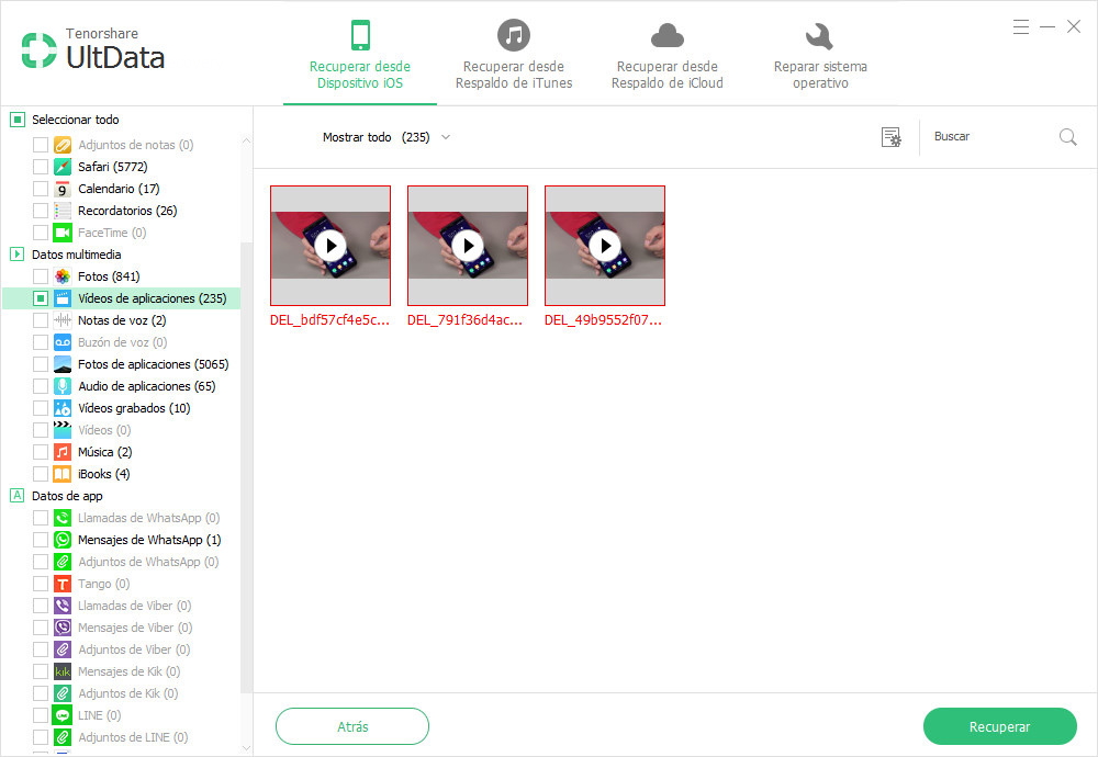 como recuperar videos borrados del iphone sin respaldo