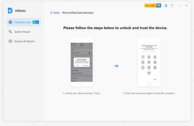 trust your device to ultdata