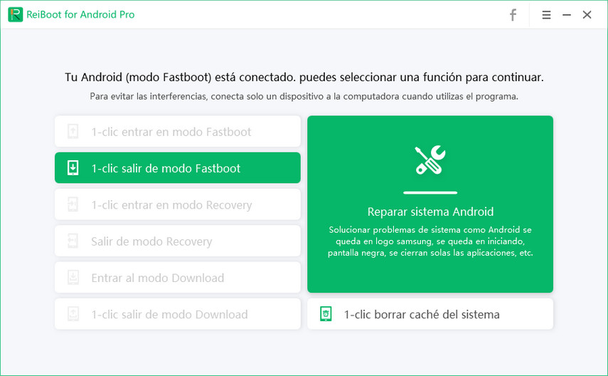 salir del modo fastboot
