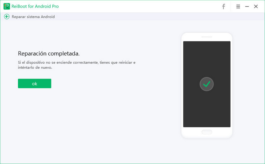 system repaired successfully