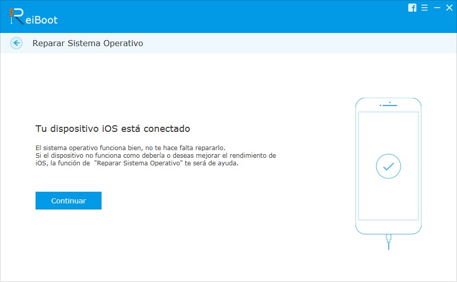 función reparación de sistema ios