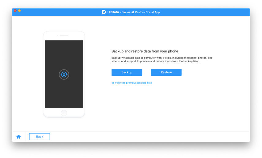 choose backup