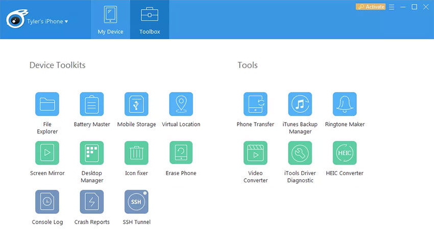 selecciona virtual location