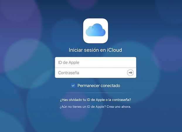 iniciar sesion en icloud