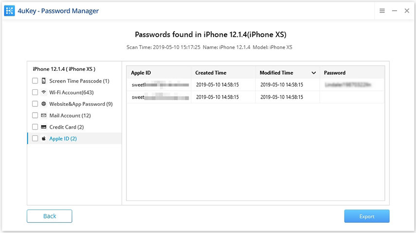 apple id - 4ukey gestor de contraseñas